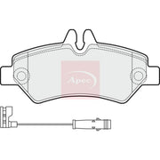 Apec Rear Brake Pad Set fits Mercedes-Benz Sprinter 3,5-T 2006-2018