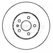 Borg & Beck 2 x Vented Front Brake Discs BBD5911S-x2