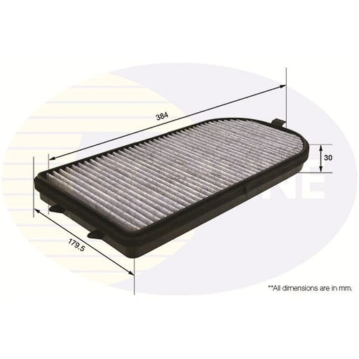 Comline Cabin Air Filter (Pollen Filter) fits Alpina B12 1995-2001 5.7 6.0