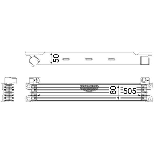 Mahle Engine Oil Cooler fits Renault Espace 1996-2002 2.2