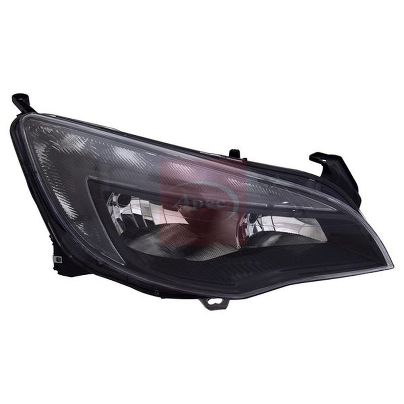Apec Headlight Headlamp Left fits Opel Astra J 2009-2018 1.3 1.4 1.6 1.7 2.0