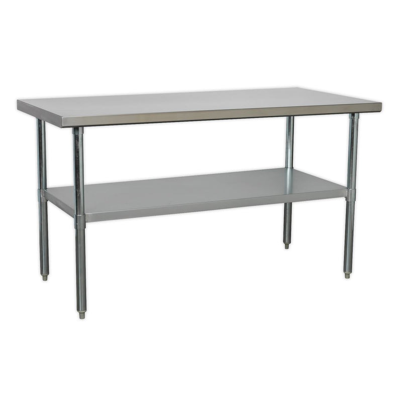 Sealey Stainless Steel Workbench 1.5m Sealey  - Dynamic Drive
