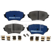 Borg & Beck Front Brake Vented Discs & Pads fits Mazda MX-5 2005-2016 1.8 2.0