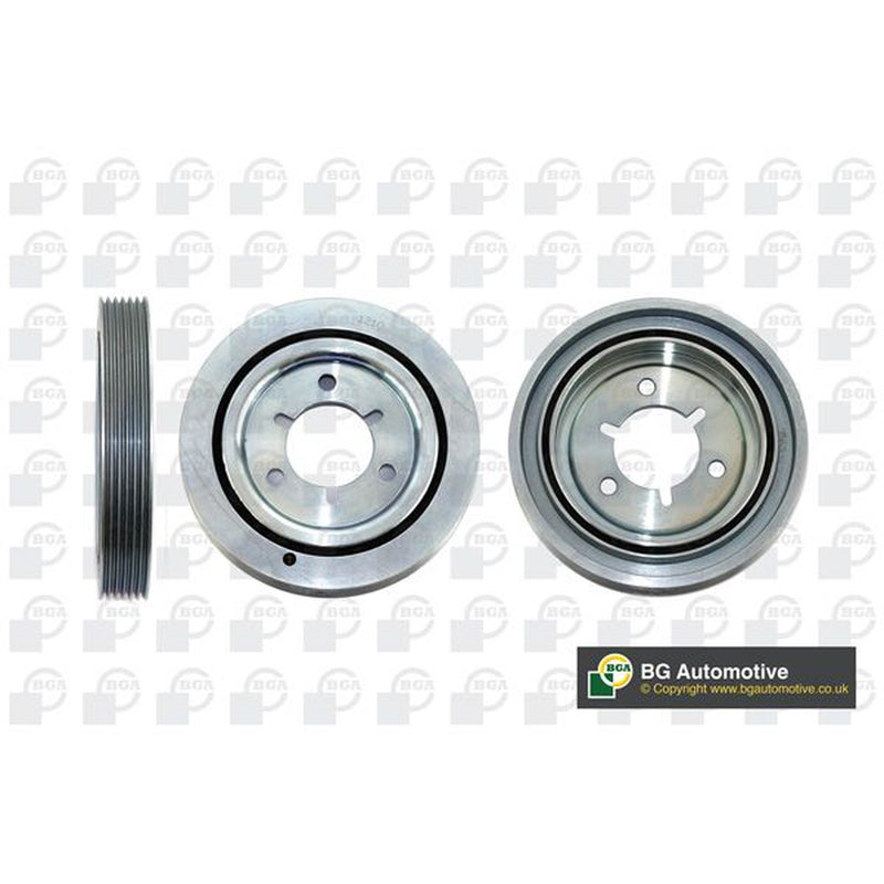 BGA Crank Shaft Belt Pulley fits Citroën Berlingo / Berlingo First 1998-2005 1.9