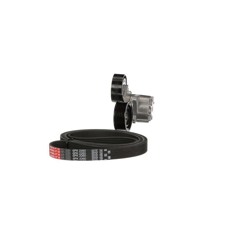 Gates V-Ribbed Belt Set fits Mercedes-Benz C-Class 2000-2007