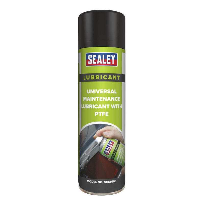 Sealey Universal Maintenance Lubricant with PTFE 500ml Pack of 6 SCS010 Tetrosyl - Dynamic Drive
