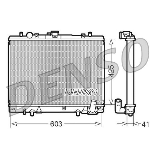 Denso Engine Radiator fits Mitsubishi L200 1992-2007 2.5