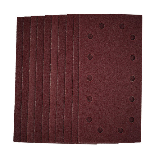 Draper 1/2 Sanding Sheets with Hook and Loop, 115 x 230mm, 40 Grit (Pack of 10) Draper - Dynamic Drive