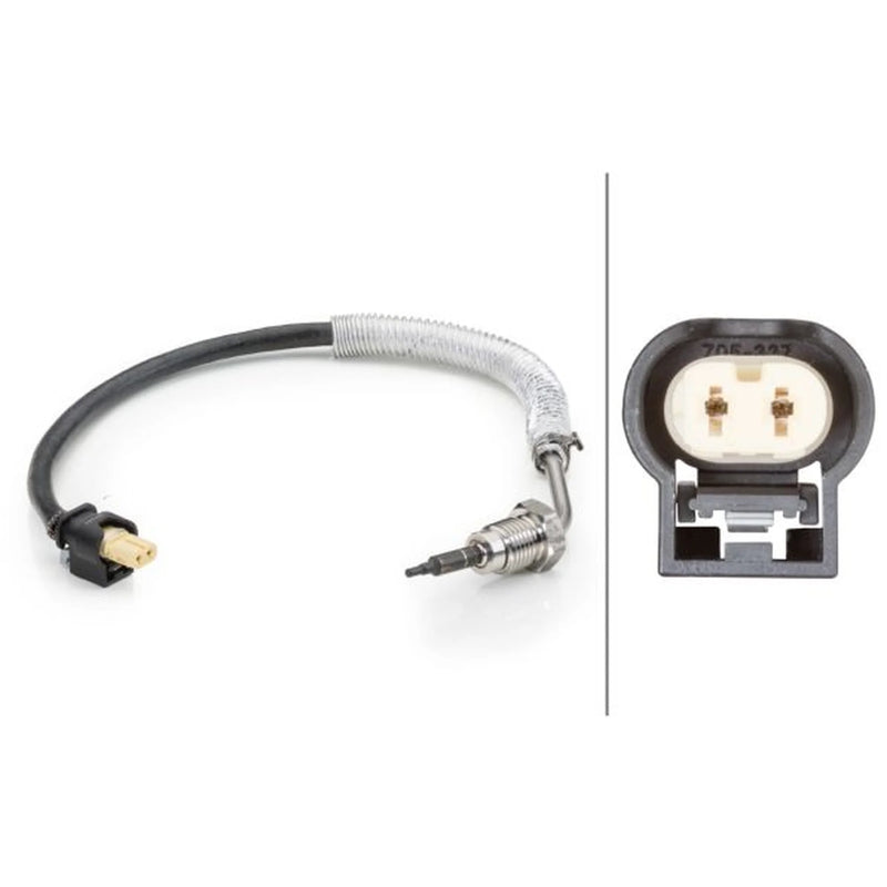 Hella Exhaust Gas Temperature Sensor before ex fits Mercedes-Benz Sprinter 3,5-T