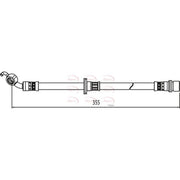 Apec Brake Hydraulic Hose Line Rear Right fits Toyota Auris 2006-2018 1.3 2.2