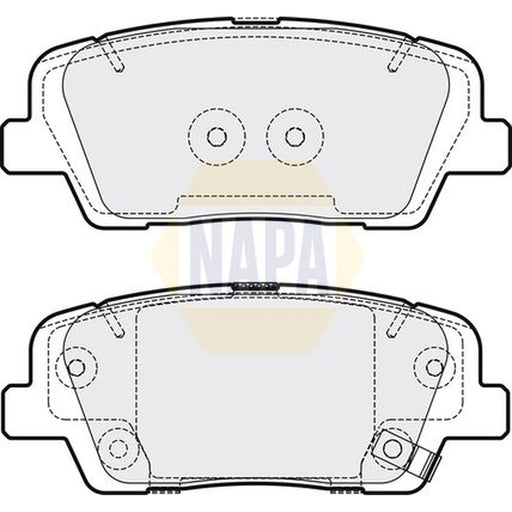 NAPA Rear Brake Pad Set NBP1784