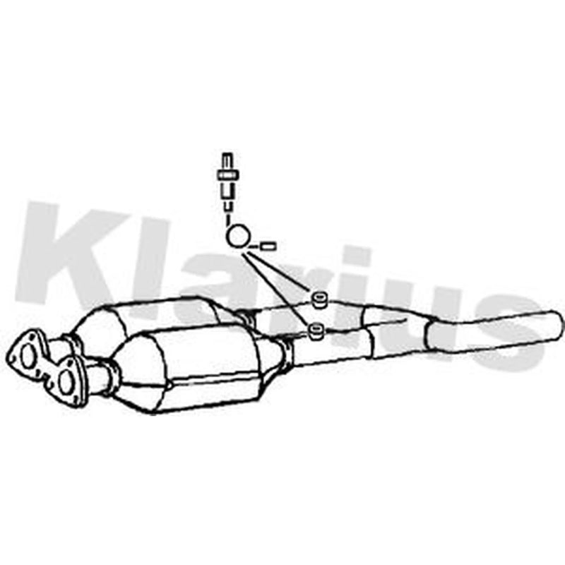 Klarius Catalyst Type Approved Centre fits VW Bora I 1999-2005 2.8
