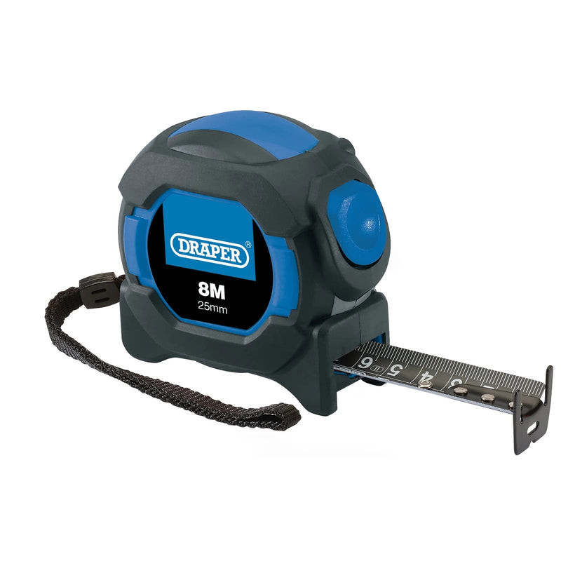 Draper Auto Lock Measuring Tape, 8m/26ft x 25mm - AMTBB/12 - image 1