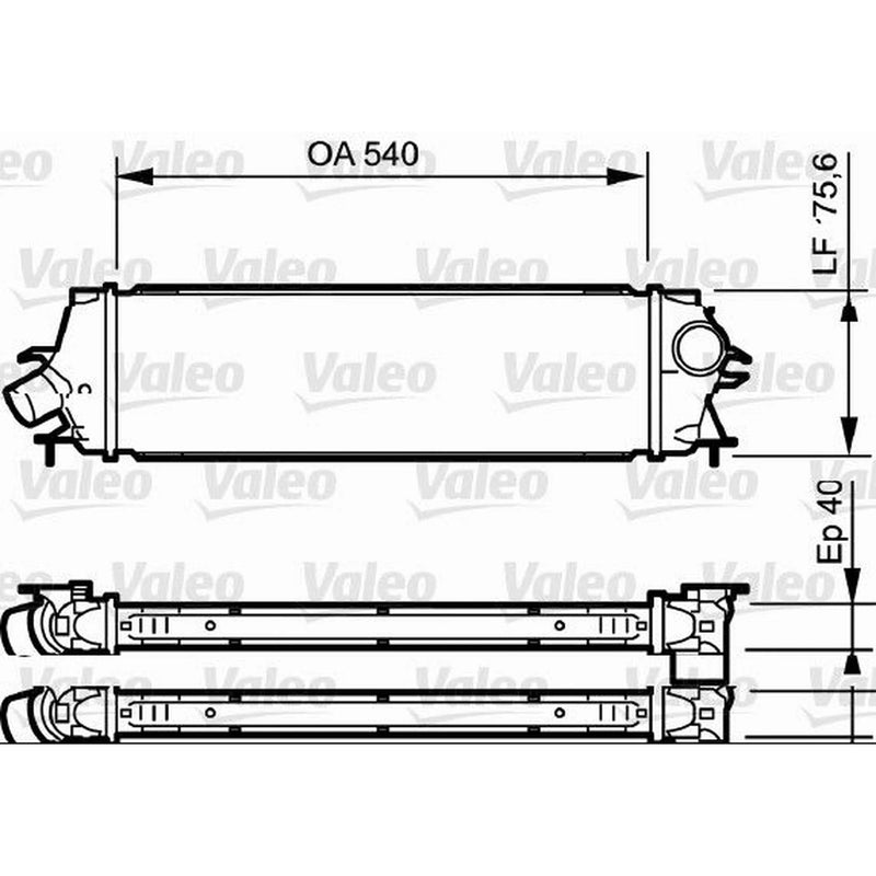 Valeo Intercooler (Charge Air Cooler) 818771