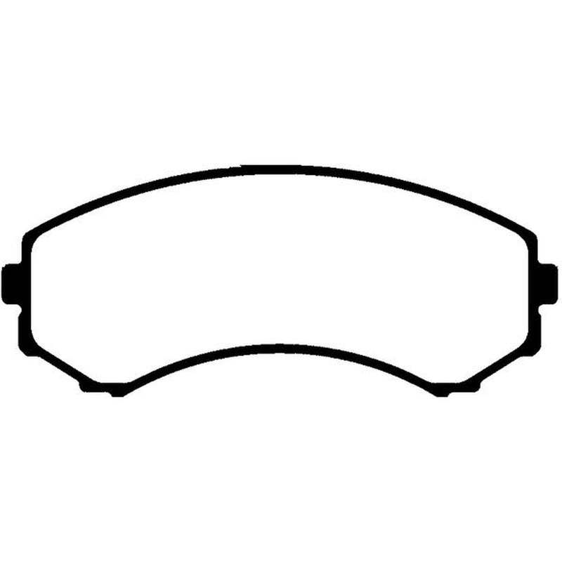 Abtex Front Brake Pad Set fits Mitsubishi Grandis 2004-2011 2.0 2.4