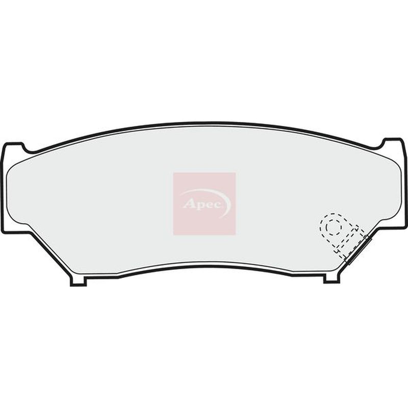 Apec Front Brake Pad Set fits Suzuki Vitara / Escudo 1990-1998 1.6