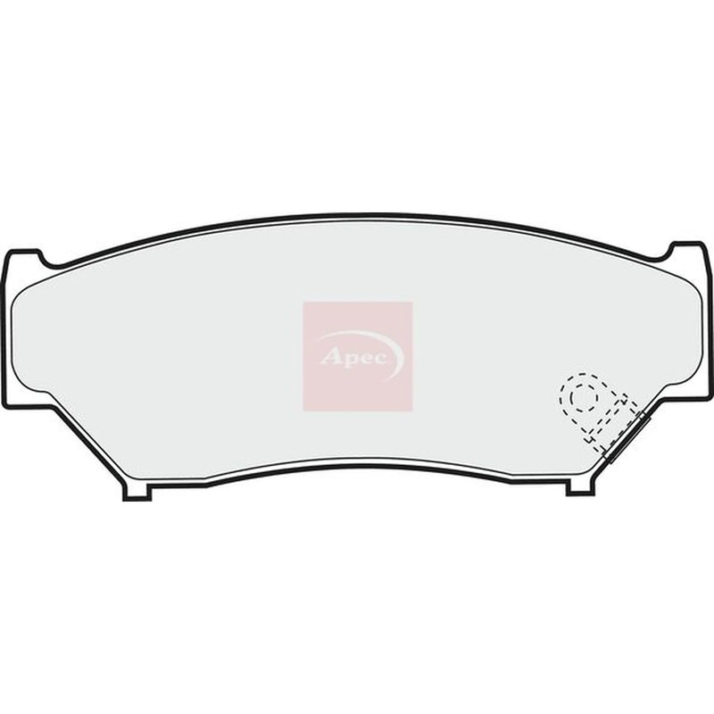 Apec Front Brake Pad Set PAD844
