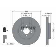Textar 2 x Vented Front Brake Discs 92157905-x2