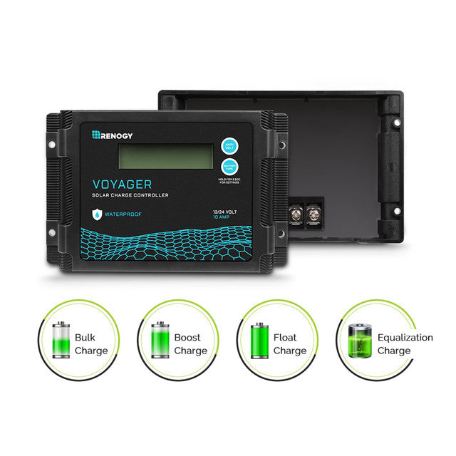 Renogy Voyager 10A PWM Waterproof Solar Charge Controller Dyna-mo Solar - Dynamic Drive