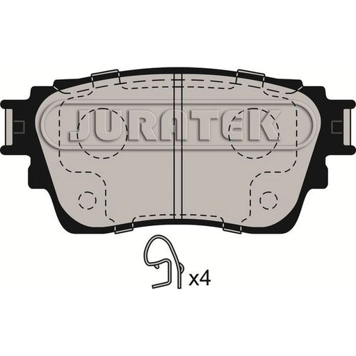 Juratek Rear Brake Pad Set JCP4018