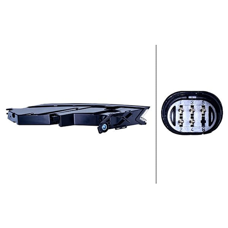 Hella Tail Light / Lamp LED Left fits Porsche Taycan 2019-2023