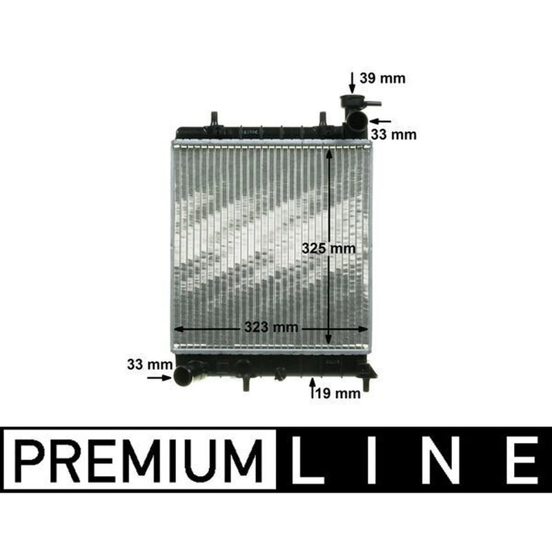 Mahle Engine Radiator fits Hyundai Accent II 1999-2006 1.3 1.5 1.6