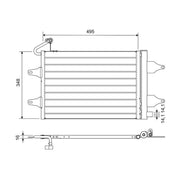Valeo Air Conditioning Condenser 812735