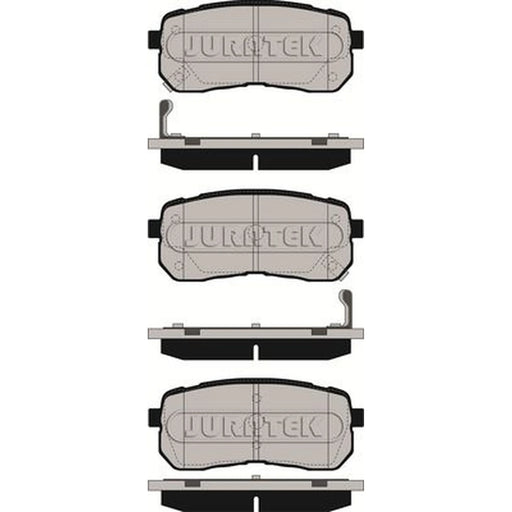 Juratek Rear Brake Pad Set fits Hyundai I800 Travel 2008 on 2.5
