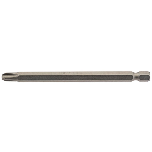 Draper Cross Slot Insert Bit, 1/4" Hex, 100mm Long, No.3 (Pack of 1) 64366 Draper - Dynamic Drive