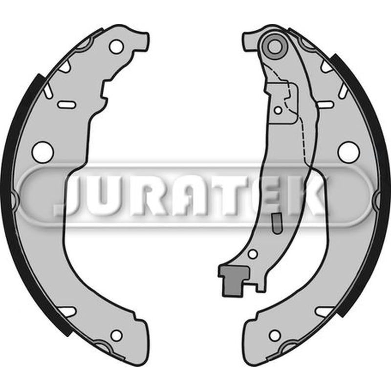 Juratek Brake Shoe Set Axle Kit Rear fits Citroën C-Elysee 2018 on 1.2 1.5