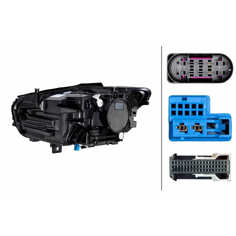 Hella Headlight Headlamp LED Right fits Mercedes-Benz B-Class Sports Tourer