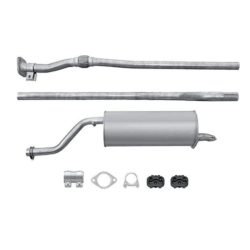 Hella End Silencer Rear fits Fiat Grande Punto 2005 on 1.2