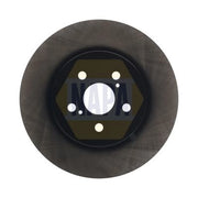 NAPA 2 x Solid Rear Brake Discs NBD5646-x2