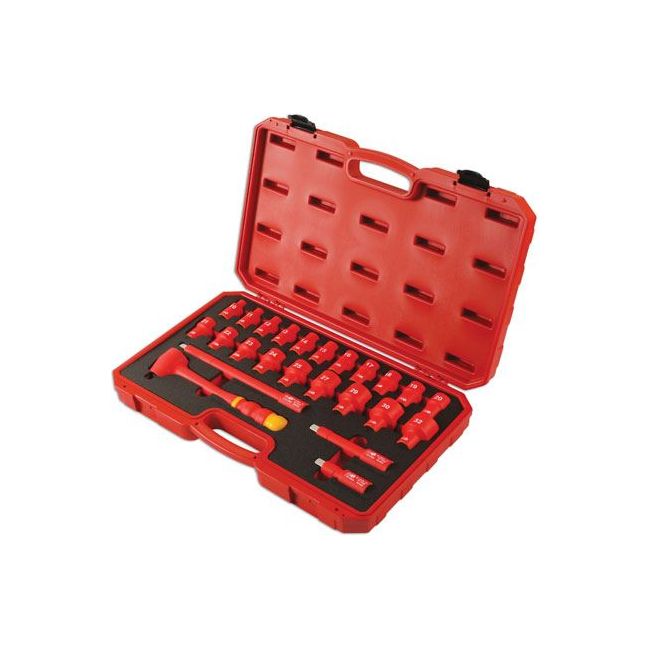 Laser Insulated Socket Set 1/2"D 24pc 6147 Laser - Dynamic Drive