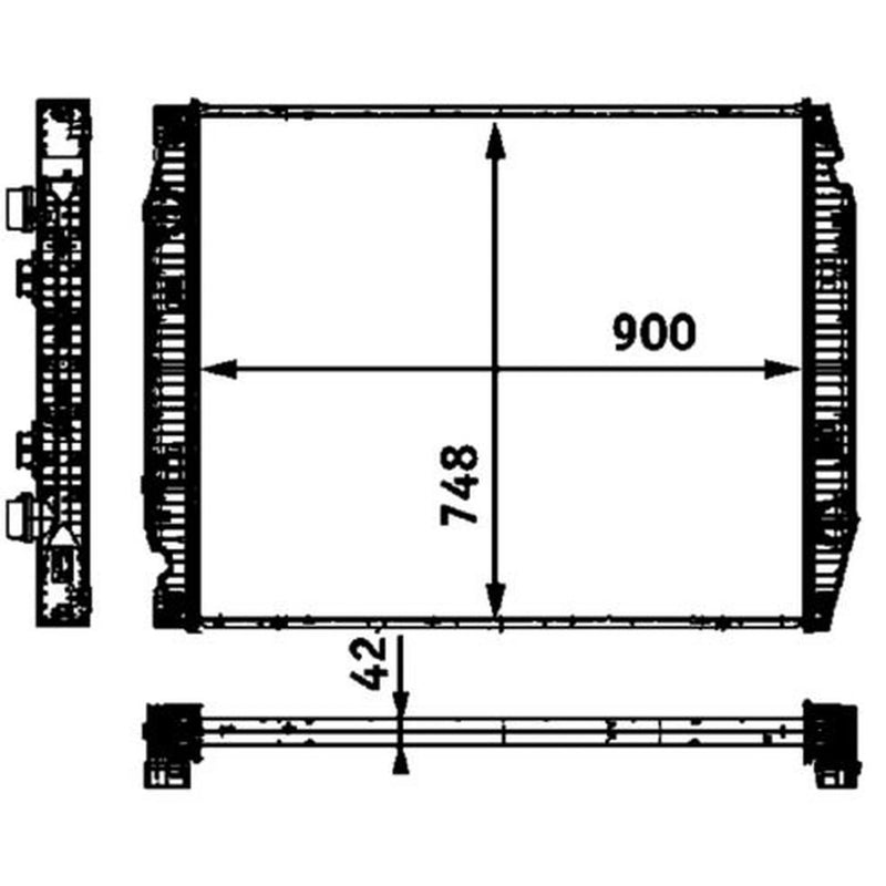 Mahle Engine Radiator CR 710 000P