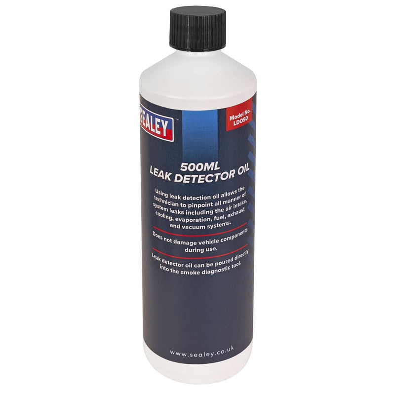 Sealey Leak Detector Oil 500ml LDO50 Sealey - Dynamic Drive