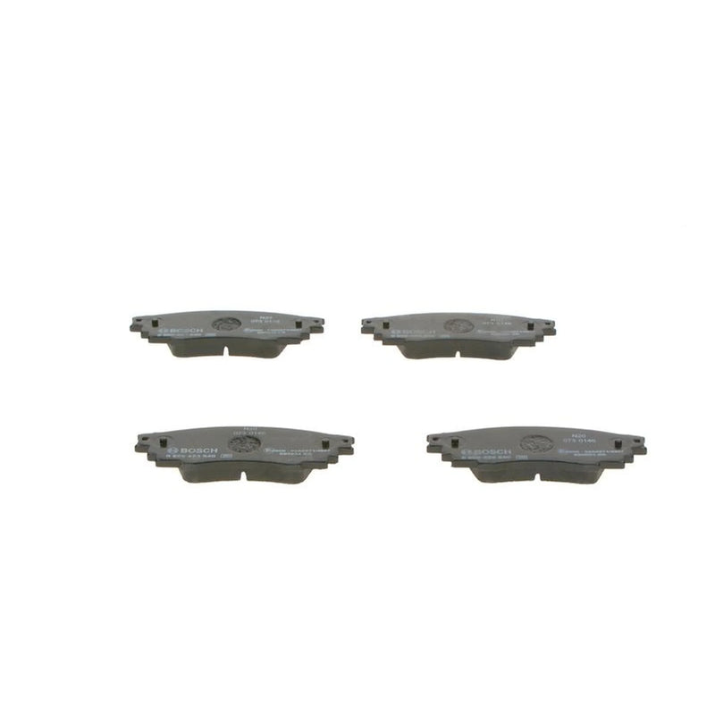 Bosch Front & Rear Pads fits Toyota C-Hr 2016 on 1.2 1.8 2.0