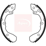 Apec Brake Shoe Set Axle Kit fits Kia Mentor 1993-1997 1.5 1.6