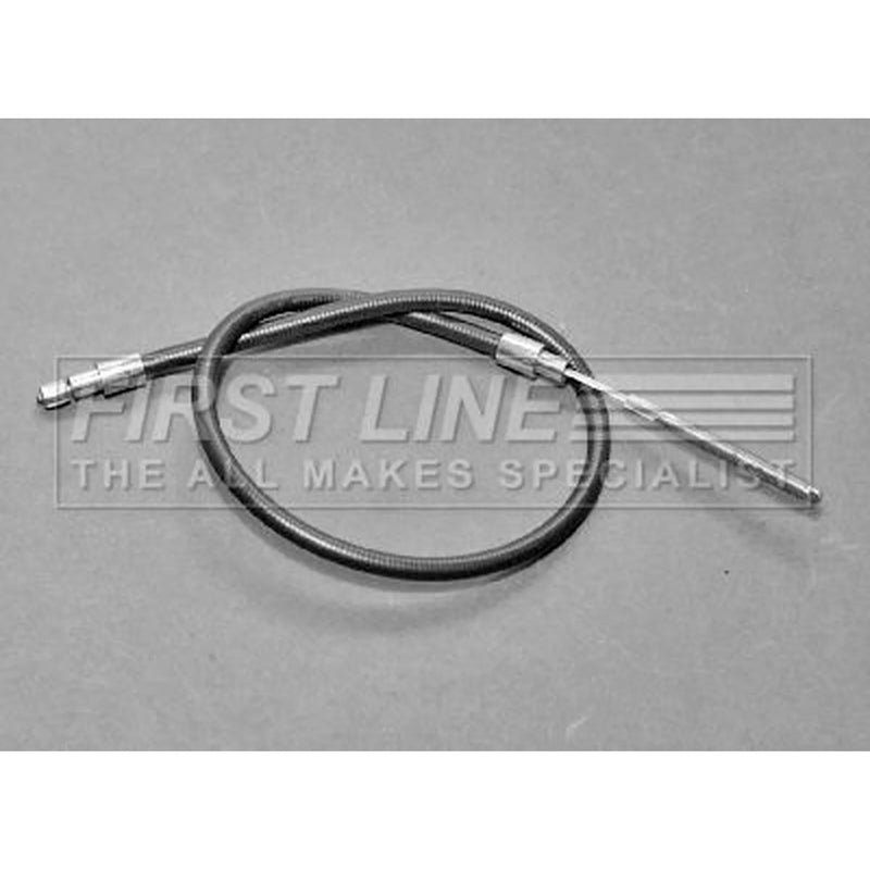First Line Handbrake Cable Left Rear fits Citroën C15 Box Body/Mpv 1984-2000
