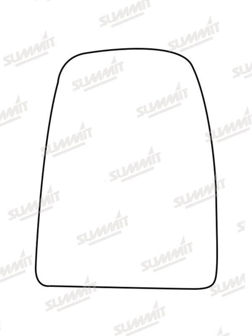 Summit Heated Base Plate With Commercial Mirror Glass fits Iveco Daily 14 on LHS Summit - Bars 4 Cars