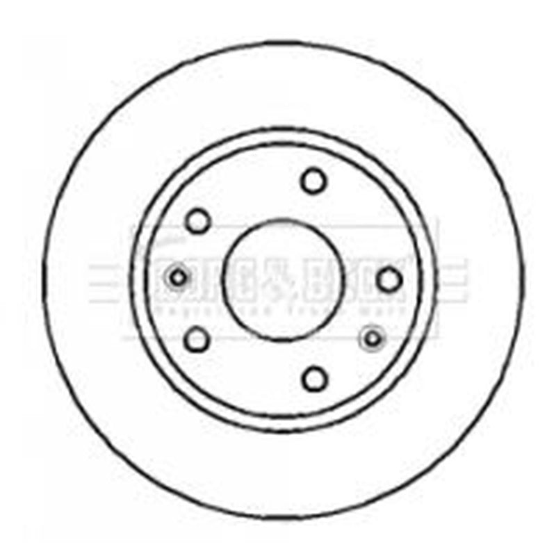 Borg & Beck Front Brake Discs & Pads fits Land Rover Freelander I Soft Top