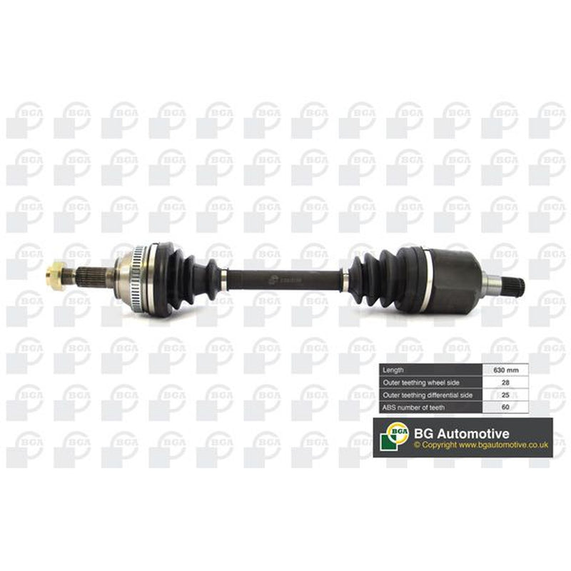 BGA CV Drive Shaft Driveshaft Front Left fits Land Rover Freelander I 1998-2006