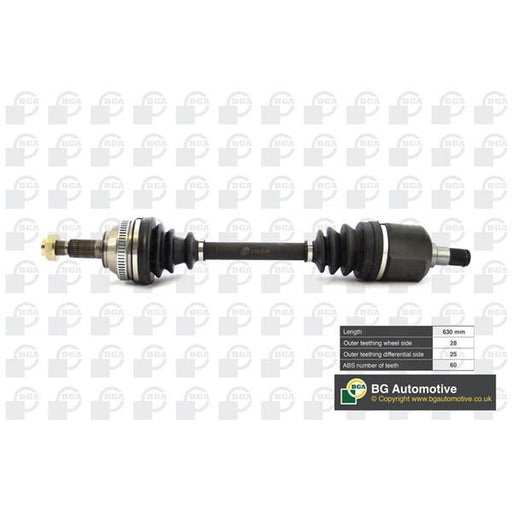 BGA CV Drive Shaft Driveshaft Front Left fits Land Rover Freelander I 1998-2006
