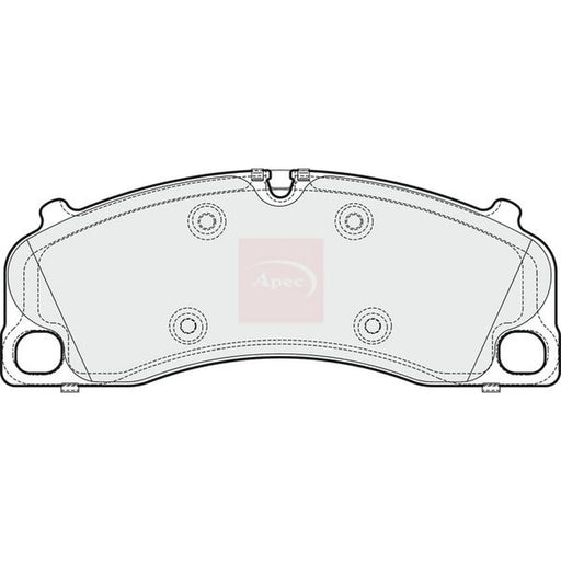 Apec Front Brake Pad Set PAD1904