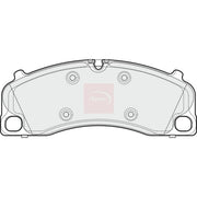 Apec Front Brake Pad Set fits Porsche 718 Boxster 2016-2017 2.0 2.5