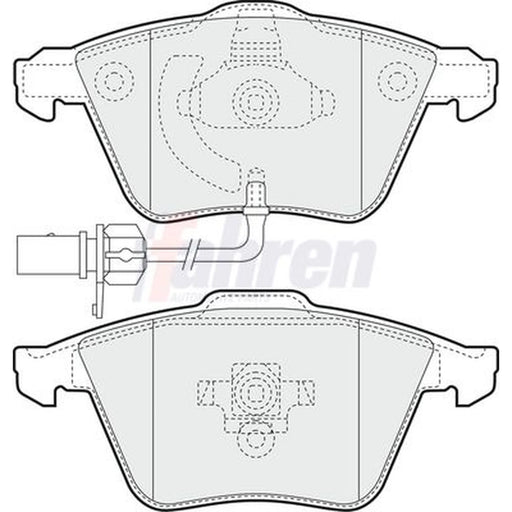 Fahren Front Brake Pad Set FBP3317