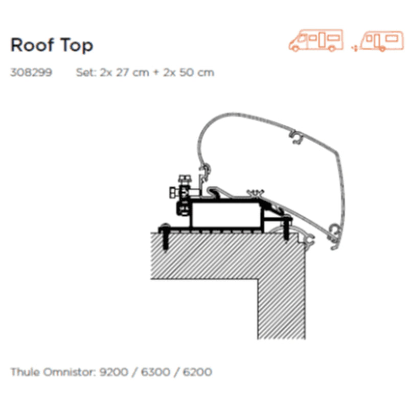 Thule ROOF TOP ADAPTER SERIES 6 - 308299
