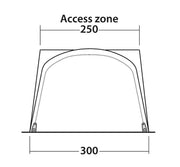 Outwell California Highway Driveaway Awning Grey Outwell - Dynamic Drive