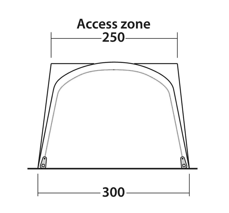 Outwell California Highway Driveaway Awning Grey Outwell - Dynamic Drive