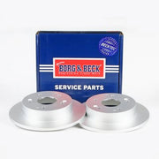 Borg & Beck Front & Rear Brake Discs & Pads fits Honda Civic VII 2001-2005 2.0